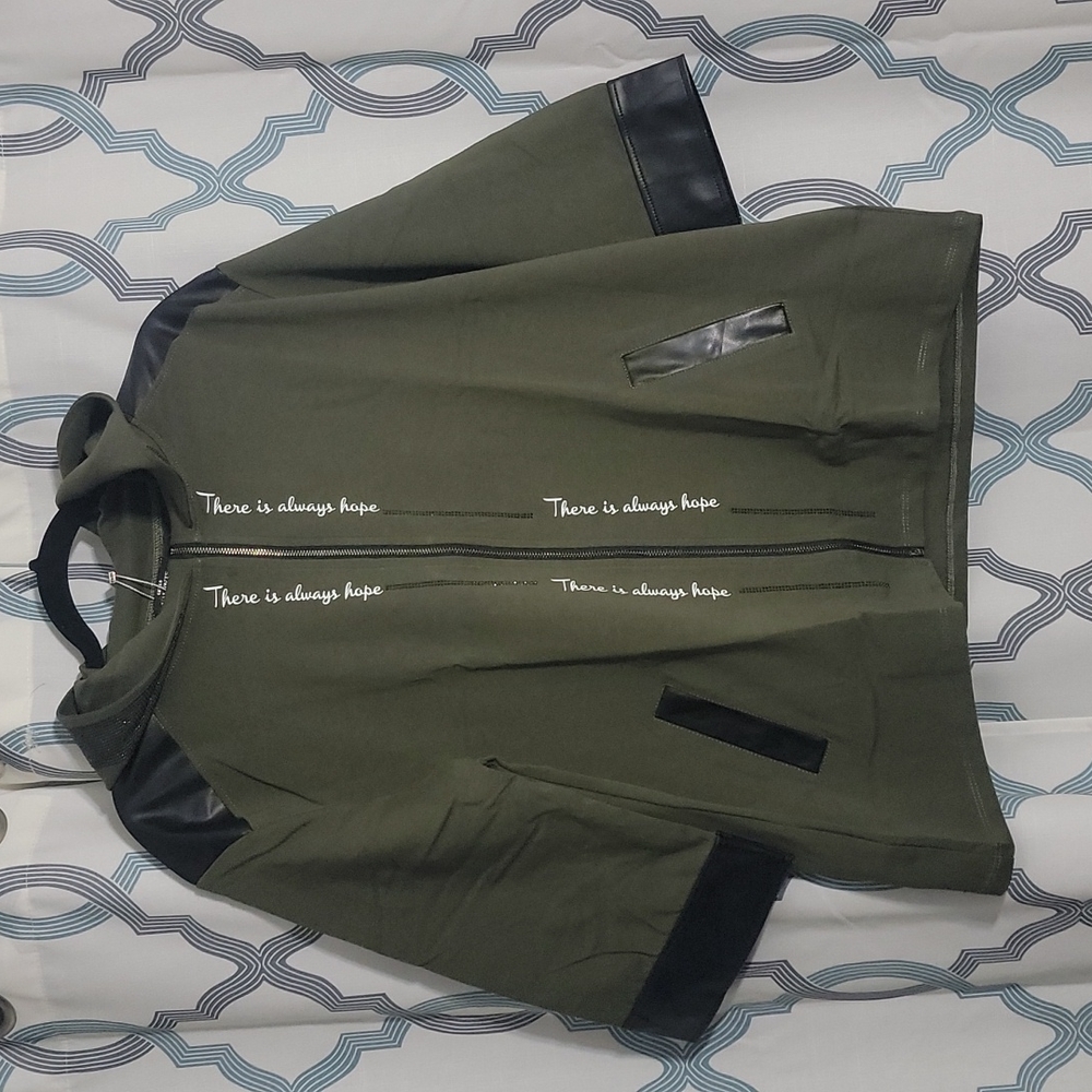 New cotton jacket with embellishments